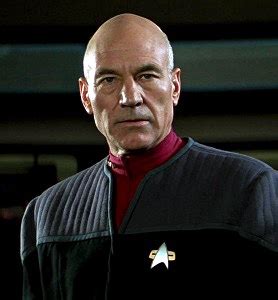 bald guy in star trek|jean luc picard with hair.